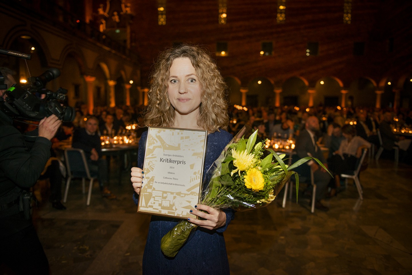 Catharina Thörn vann Kritikerpriset 2014. Foto: Jonas Eriksson.